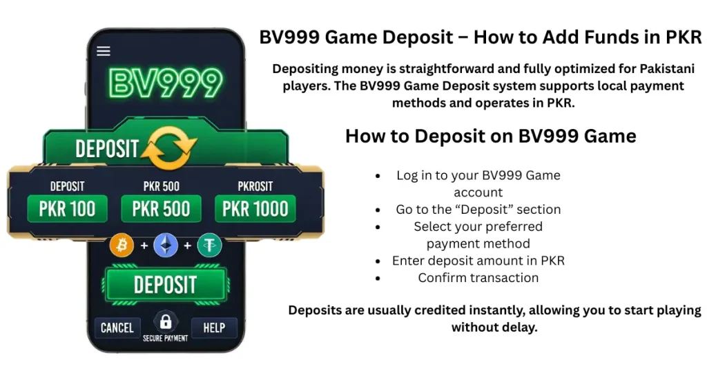 BV999 Game Deposi
